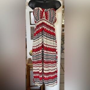 Girl’s Dotti Strapless Draped boho dress size 14 ( please see measurements)